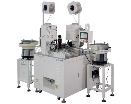 Automatic Wire Crimping and Insulated Sleeve Insertion Machine