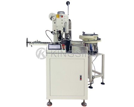 Automatic One-sided Wire Crimping and Sleeve Insertion Machine