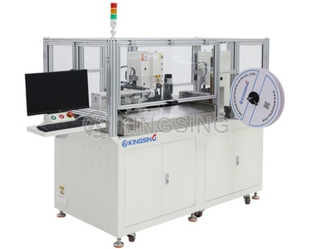 Automatic 2-sided Wire Crimping and Shrink Tube Insertion Machine