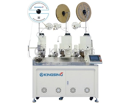 Three Ends Double Wire Combined Crimping Machine
