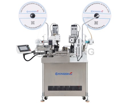 Automatic 2-sided Fine Wire Stripping and Crimping Machine