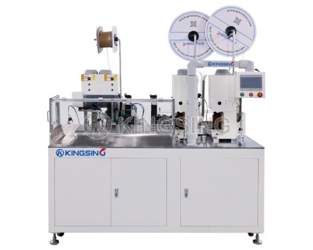Bonded Parallel Wire Stripping Crimping and Sleeve Inserting Machine