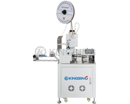 Parallel Twin Wire Stripping and Crimping Machine
